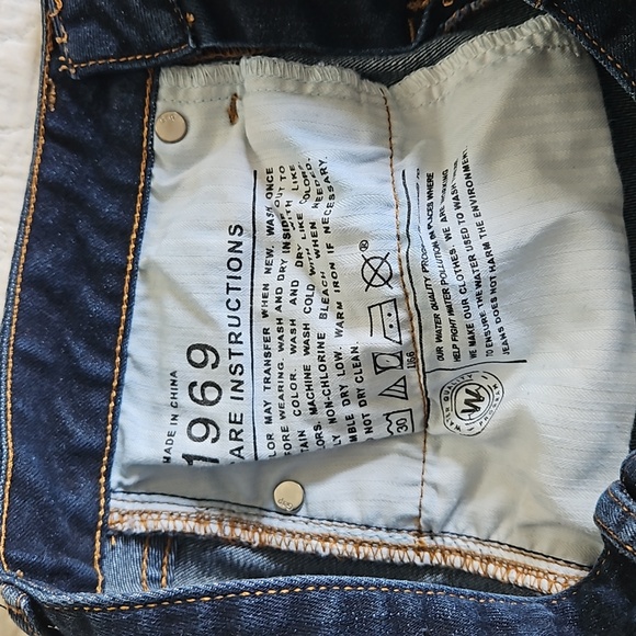 GAP 1969 ALWAYS SKINNY WOMENS JEANS SIZE 26 S DARK BLUE DENIM PRE-OWNED - Picture 12 of 17